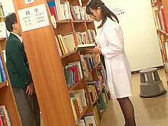 Ruka Inaba And Ichika Matsumoto - Groping And Pleasure In The Sch**l Library