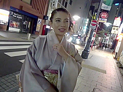 540 和服の爆乳痴女