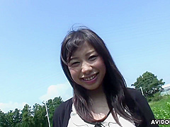 Yammy Asian Girl Karin Asahi Shows Boobs Outdoor