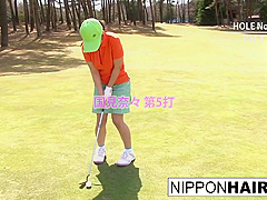 Teen Golfer Gets Her Pink Pounded On The Green!