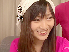 Naked Asian Sure Loves The Huge Dick In Her - More At