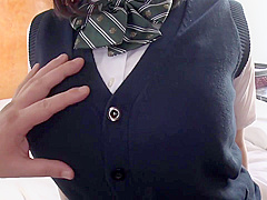 Asian Buxom Schoolgirl Hard Fuck