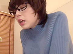 Geek Asian Teen First Porn Video
