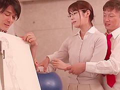 Asian Petite Vixen Crazy Gangbang Scene