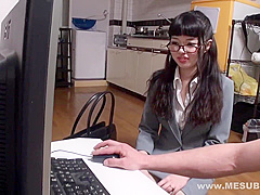 Asian Office Girl Rough Sex Video