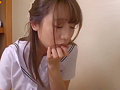 Small Tit Brunette Gives A Nic