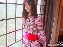 Tyingart Mai Kimono Bondage