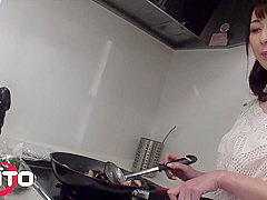 Japanese Babe Getting Fucked By Her Neighbor