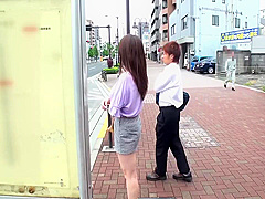 A Married Womans Breasts Stick To A Students Body On A Crowded Bus! The Wifes Sexual Desire Is Ignited By The Cock 2