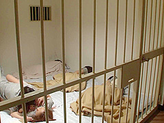 Babe Sucks Two Hard Cocks Then Gets A Hard Fuck