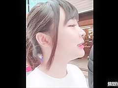 Smartphone personal shooting Peeling off the whites of my eyes w Ichahame happily with a busty beautiful girl .843