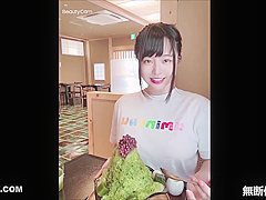 Smartphone personal shooting Peeling off the whites of my eyes w Ichahame happily with a busty beautiful girl .843