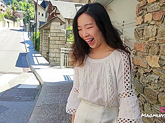 Trying Our New Remote Controlled Vibrator In The Street