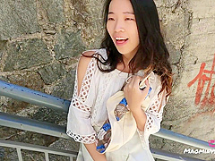 Trying Our New Remote Controlled Vibrator In The Street