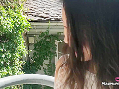 Trying Our New Remote Controlled Vibrator In The Street