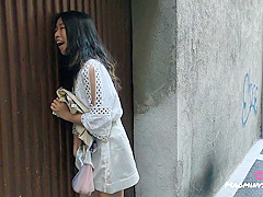 Trying Our New Remote Controlled Vibrator In The Street