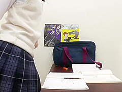 Japanese Girl Farting In White Cotton Panties