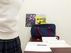 Japanese Girl Farting In White Cotton Panties