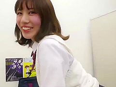 Japanese Girl Farting In White Cotton Panties