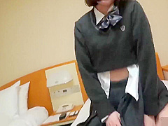 Very Cute 18 Year Old Dark Haired Japanese Babe In Uniform Blow Job Pussy Creampie Pov Sex. Uncensored