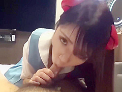 Slender And Sexy Half-japanese Beauty Cosplay And Blowjob And Creampie Sex. Uncensored