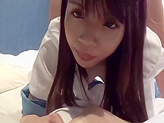 Slender And Sexy Half-japanese Beauty Cosplay And Blowjob And Creampie Sex. Uncensored