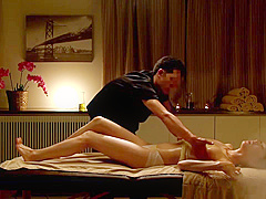 Hairy Japanese Cheating Wife Sexual Oil Massage