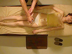 Hairy Japanese Cheating Wife Sexual Oil Massage