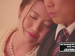 Beautiful Japanese Mom With Stepson