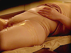 Japanese Oil Massage Sex Pleasure To Busty Wife