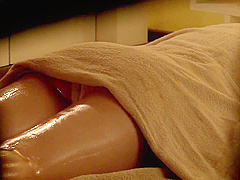 Japanese Oil Massage Sex Pleasure To Busty Wife