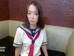 Petite Japanese Babe Toyed With Vibrator And Creampied