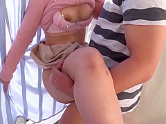 Japanese Babe Spreads Legs For A Fuck Creampie