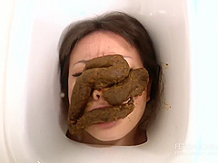 The Human Toilet 4 Japanese Lesbian Face Shitting