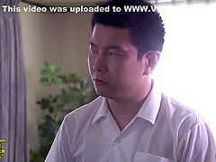 Submissive Asian Babe Gets Roughly Fucked In Threesome