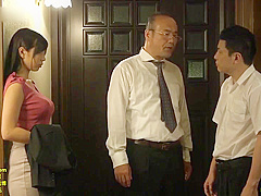 Submissive Asian Babe Gets Roughly Fucked In Threesome