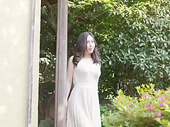 A Big Tits Wife Tempting a Man with Pent-up Sexual Desire