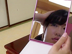 Asian Maid With Hairy Pussy Makes Love With Old Fart