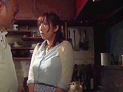 Beautiful Japanese Housewife Gets Pounded On The Floor