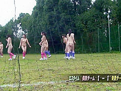 Hot Japanese Girls Nudes Playing Soccer