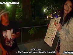 Japanese Hitchhiker Blows A Strangers Dick In The Car Uncensored With Ako Nishino