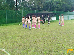 Japanese Football Player Sucks A Man With Big Dick After Playing Football Naked In The Rain