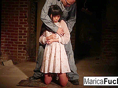 Marica Gets Stripped And Fondled In The Basement