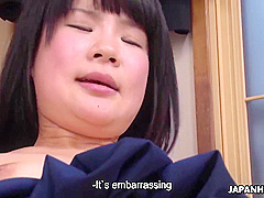Ami Oya In Japanese Brunette Honey In Uniform Hard Fucks With Stepfather Uncensored