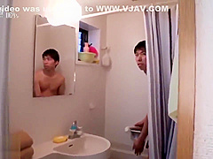 Bathing with Ai UeHara beautiful tits