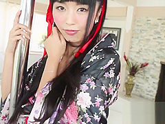 Geisha Marica Hase takes on big black cock!