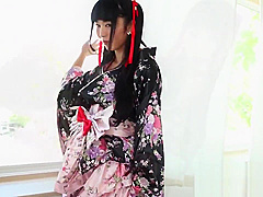 Geisha Marica Hase takes on big black cock!