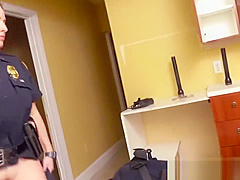 Horny cops arrive at a house in the hood