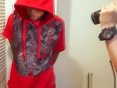 Horny cops arrive at a house in the hood