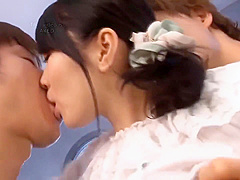 Cute teen Koharu Mizuki fucks two guys with passion(javplayer)